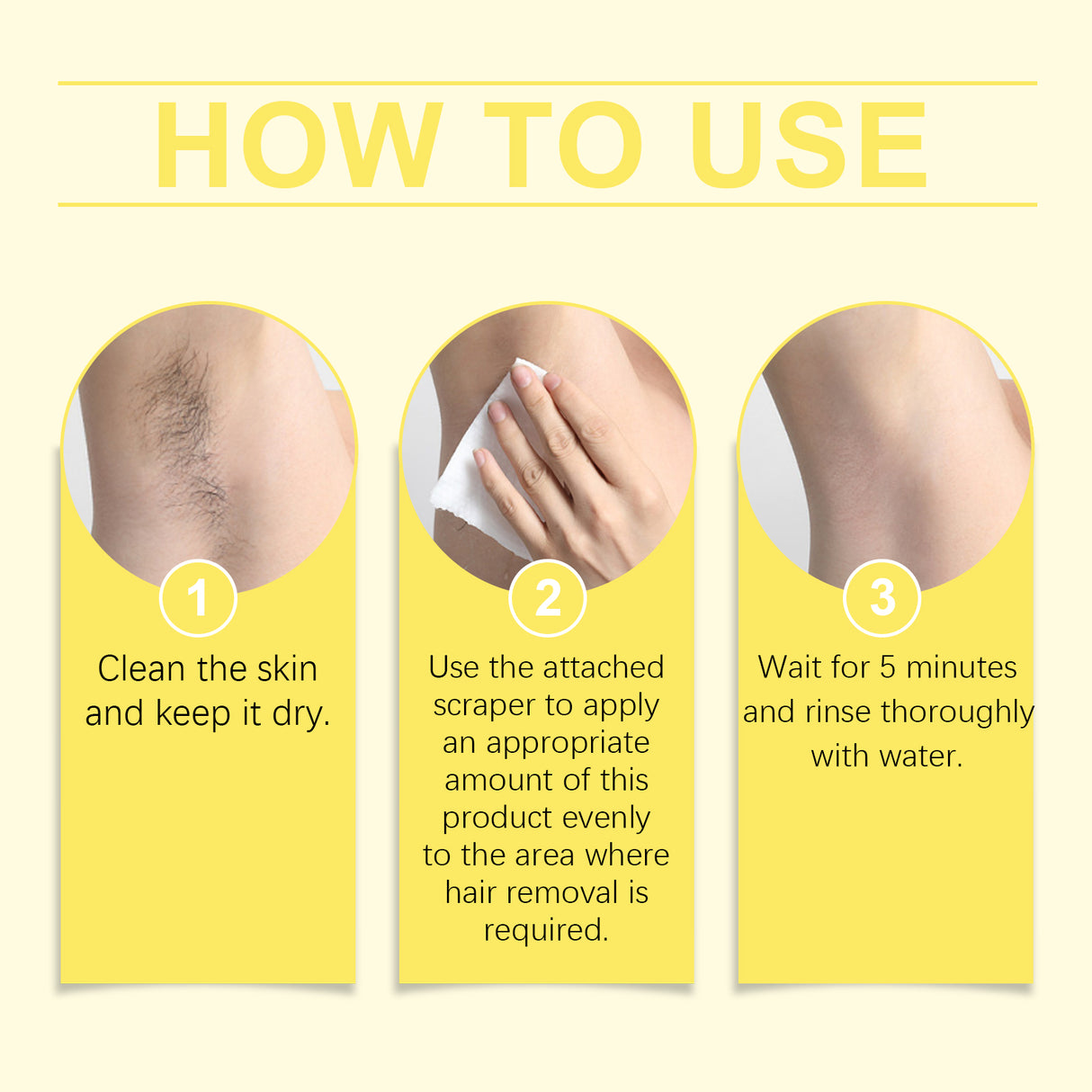 Soybean Hair Removal Cream Mild And Non-Irritating For The Whole Body Apply Moisturizing And Gentle Pure Skin Hair Removal Cream