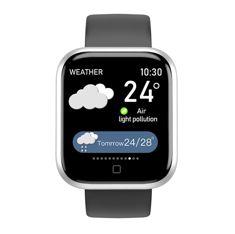 T80S Smart Bracelet Heart Rate Blood Pressure Sleep Monitoring Message Notification Chip Temperature Measurement Bracelet - V.I.P Digital Presence