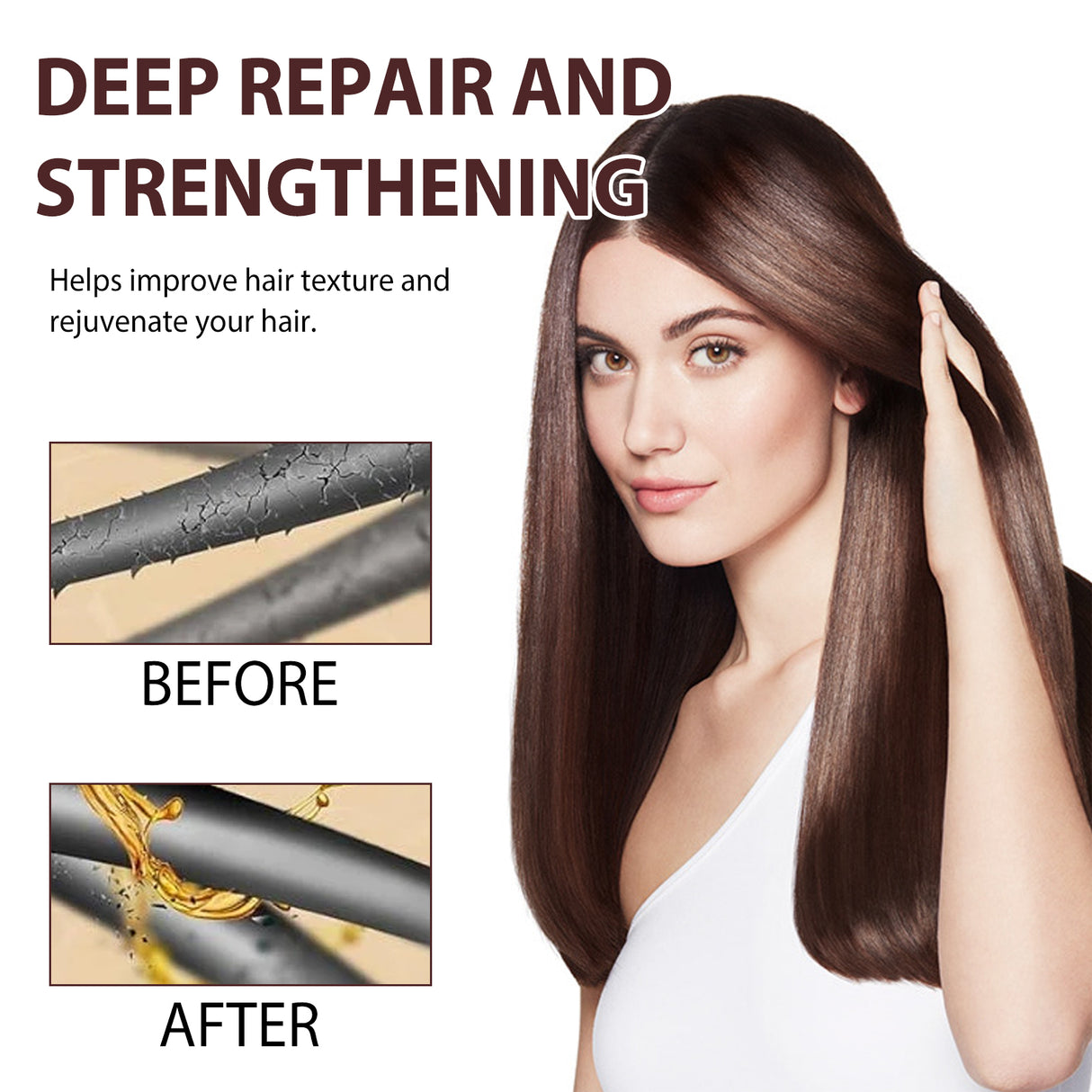 Maca Essence Oil, Moisturize Dry Hair Tail Dry Fragrance Strong And Smooth Hair Care - V.I.P Digital Presence