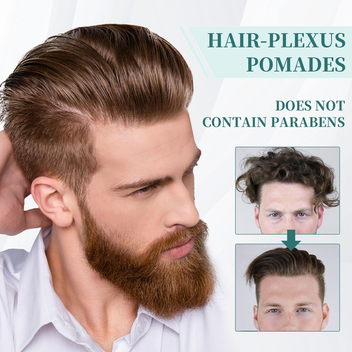 Hair-Plexus Pomades, Anti-Frizz Hair Care Moisturizing Shine Styling Gel Natural Volume - V.I.P Digital Presence