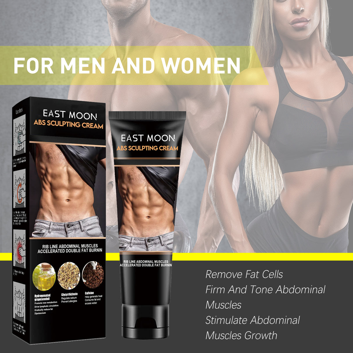 Abdominal Toning Cream, Toning And Strengthening Muscle Line Waistline Abs Firming And Shaping Massage Cream - V.I.P Digital Presence