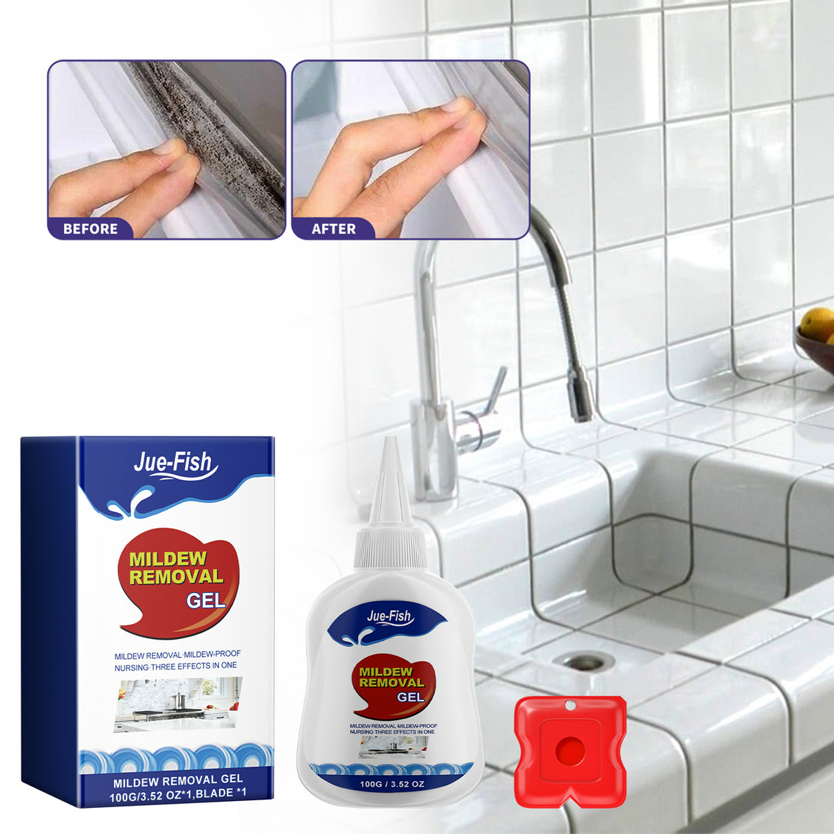 Mildew Removal Gel, Wall Tile Refrigerator Washing Machine Silicone Strip Window Gap Multi-Effect Anti-Mildew Agent - V.I.P Digital Presence