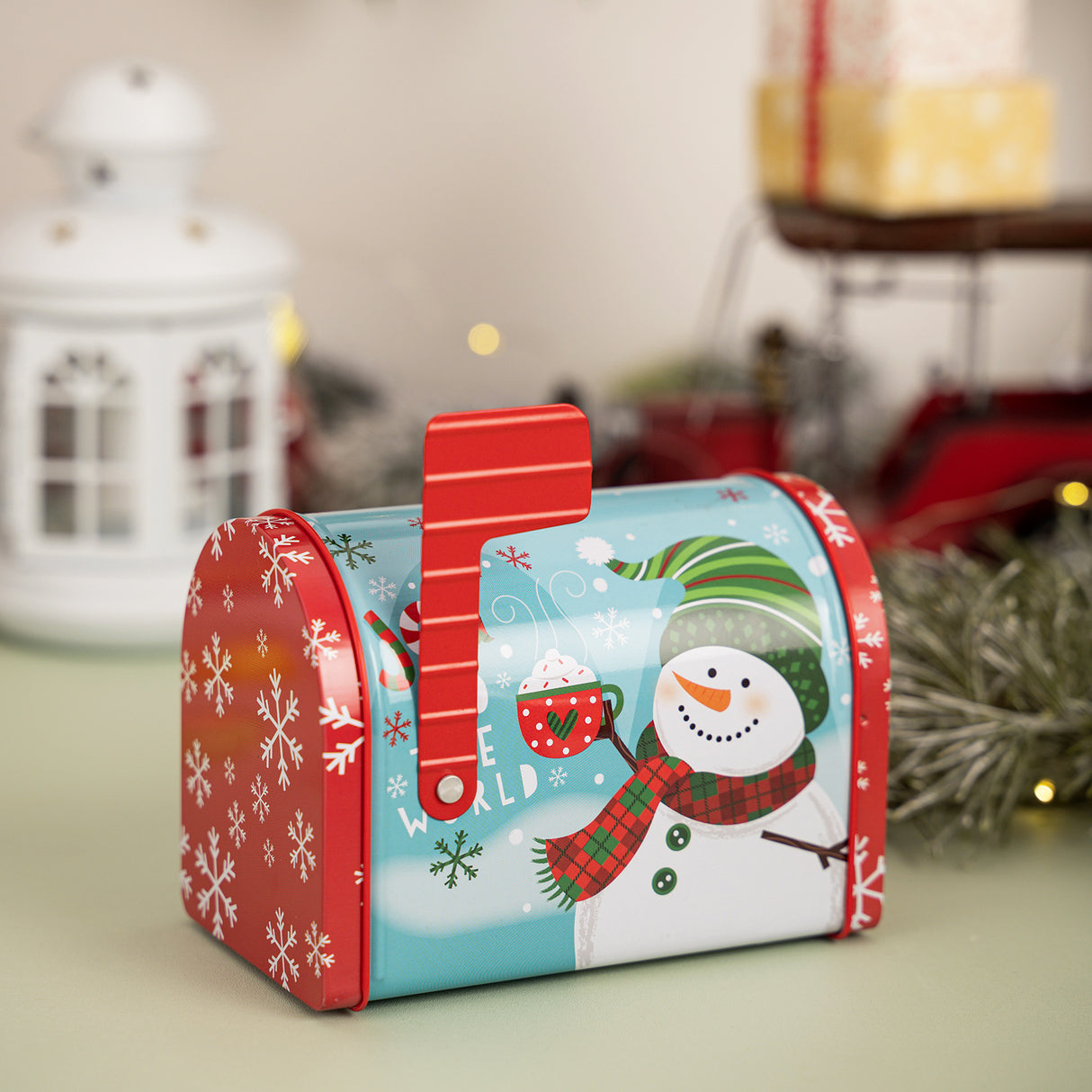 New Christmas decoration products, Christmas mailbox, tin box, gift box, candy box, gift box, ornament - V.I.P Digital Presence