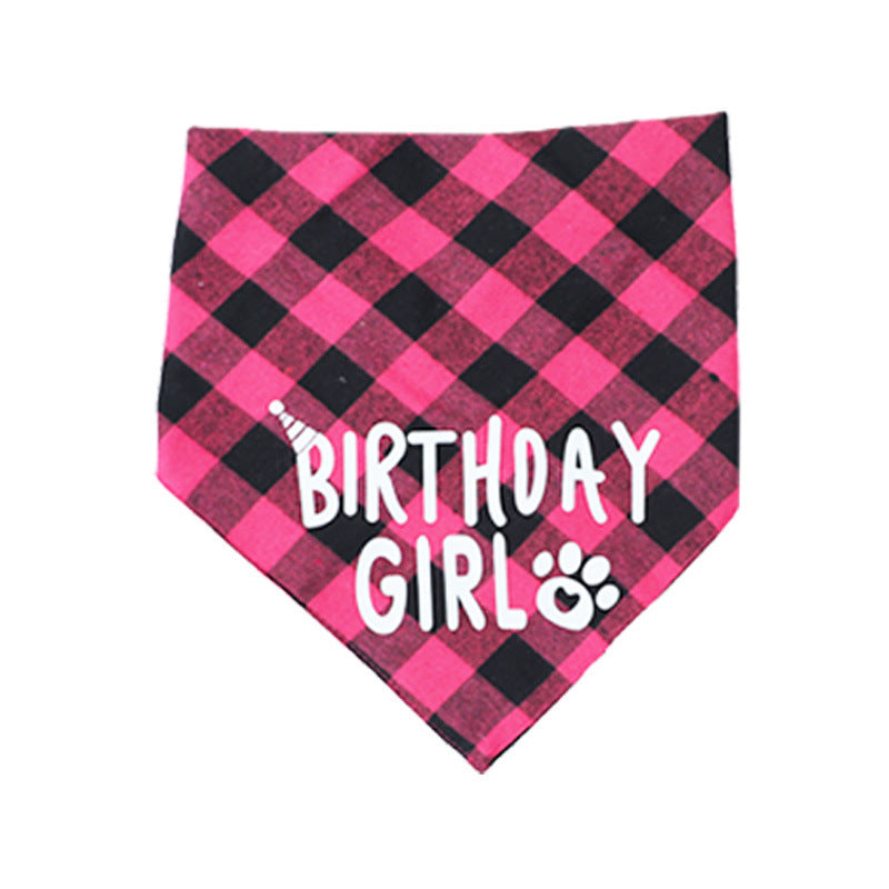 Pet Birthday Set Triangle Scarf Hat Pet Party Decoration Styling Outdoor Creative - V.I.P Digital Presence
