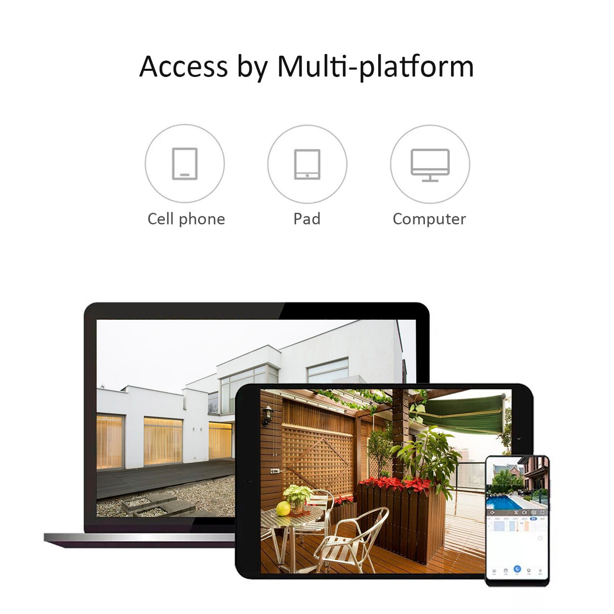 1080P Multifunctional WIFI Wireless Surveillance Outdoor Wall Light Webcam Security Camera PIR Motion Detection IP65 Waterproof - V.I.P Digital Presence