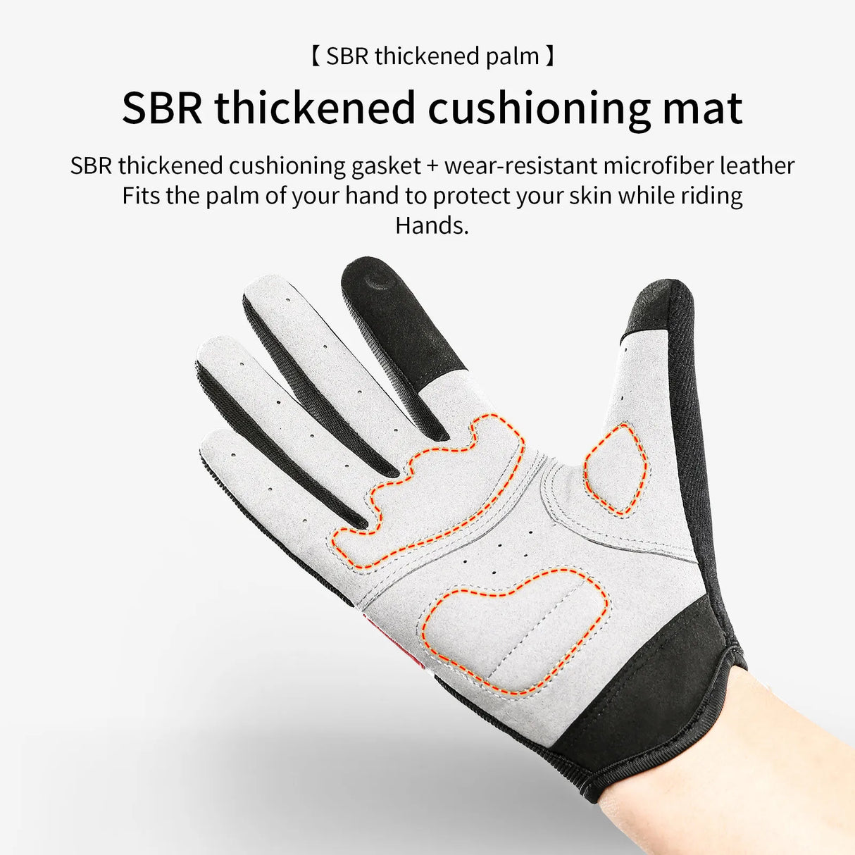 Outdoor sports riding gloves wear-resistant shock-absorbing and touch screen mountain bike gloves - V.I.P Digital Presence