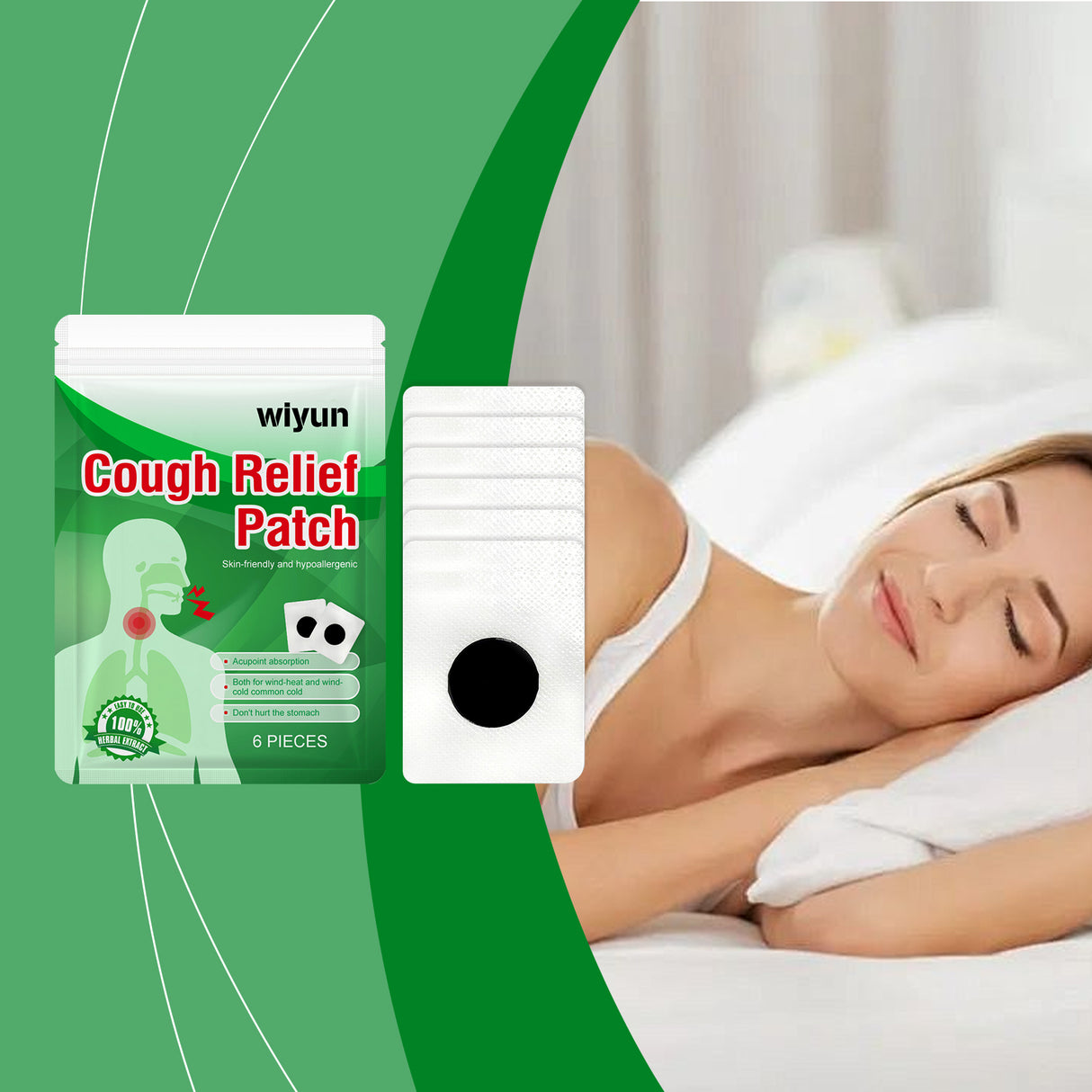Herbal Body Care Patch, Gentle And Comfortable Maintenance And Relief Of Throat Discomfort Daily Care Patch - V.I.P Digital Presence