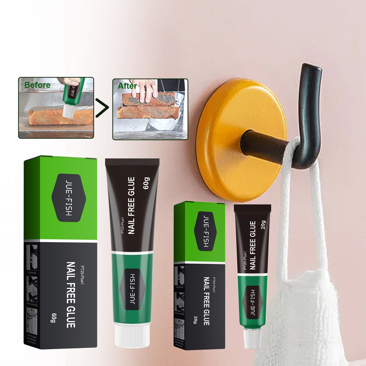 Nail Free Adhesive, Strong Adhesion Fast Drying Metal Plastic Adhesive Glass Adhesive Fast Drying Multi-Functional Adhesive - V.I.P Digital Presence