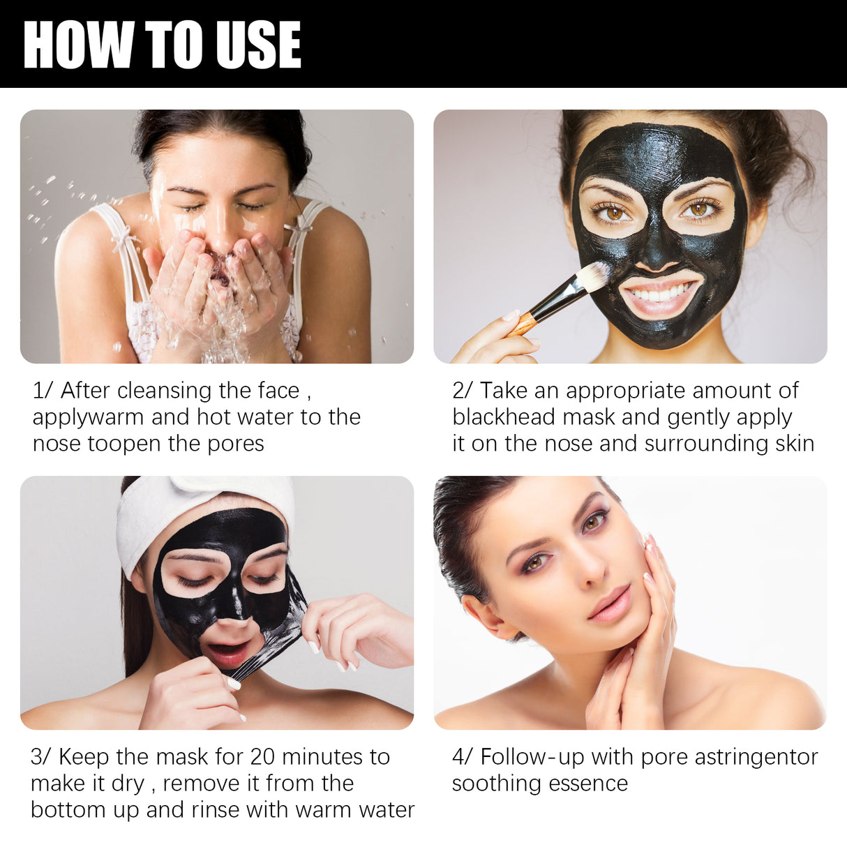 Blackhead Removal Mask, Peel Off Remove Blackhead Activated Carbon Cleansing Face Mask - V.I.P Digital Presence