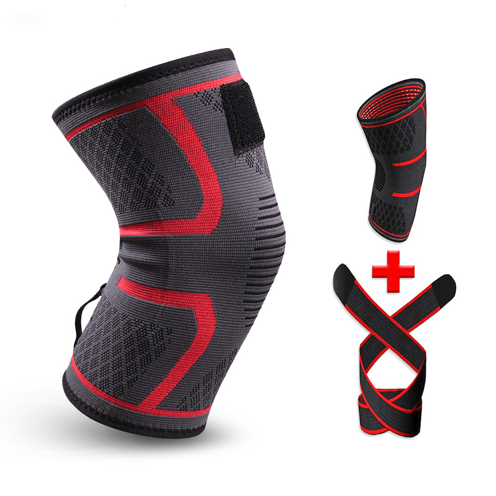 1PC New Band Removable Pressurized Knee Pads Braces Knee Support Crossfit Fitness Running Sports Knee Protector Knee Sleeve - V.I.P Digital Presence
