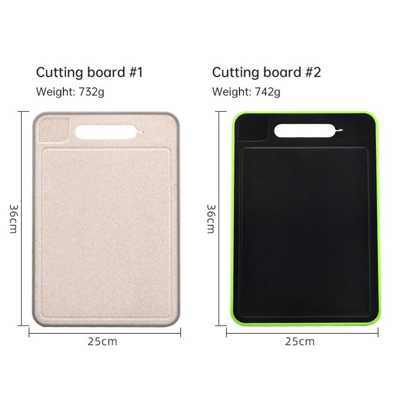 Double Sided Quick Thawing Cutting Board, Aluminum Alloy Spray Cutting Board, Household Cutting Board with Sharpener - V.I.P Digital Presence