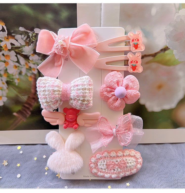 Children's Plush Hair Clip Autumn and Winter New Hair Accessories Little Girls' Hair Clip Cute Headwear - V.I.P Digital Presence