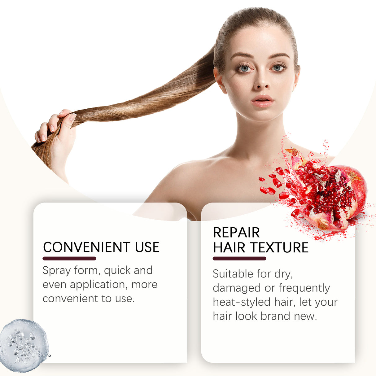 Heat Protection Pre-Ironing Spray Nourishes And Soothes Dry And Irritated Hair - V.I.P Digital Presence