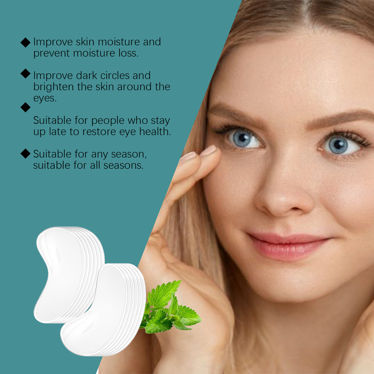 Hydrating Eye Mask Gently Moisturizes And Hydrates To Improve Eye Skin Nourishing And Repairing Eye Mask