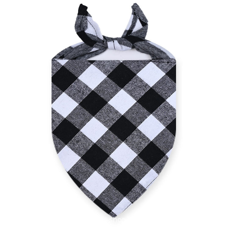 Dog Bandanas Large Pet Scarf Bandana For Dog Cotton Plaid Washable Bow Tie Collar Cat Puppy Triangular Scarf Bib Dog Accessories - V.I.P Digital Presence