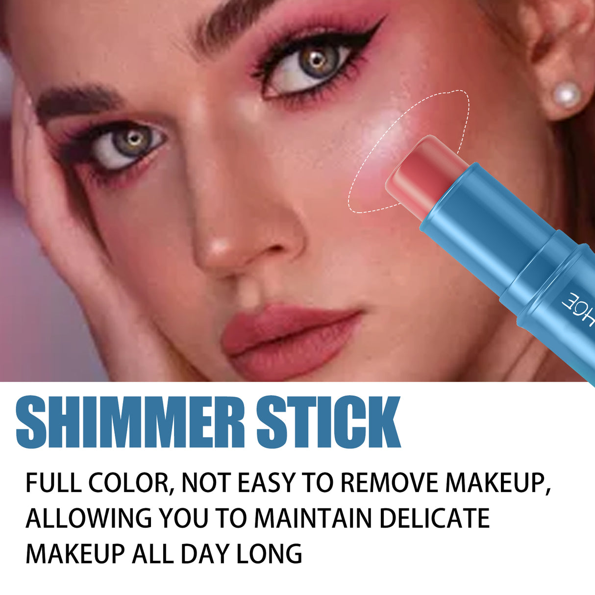 Blush Stick, Three-Dimensional Brightening Natural Waterproof Lightweight Lazy Body Contouring Cream - V.I.P Digital Presence