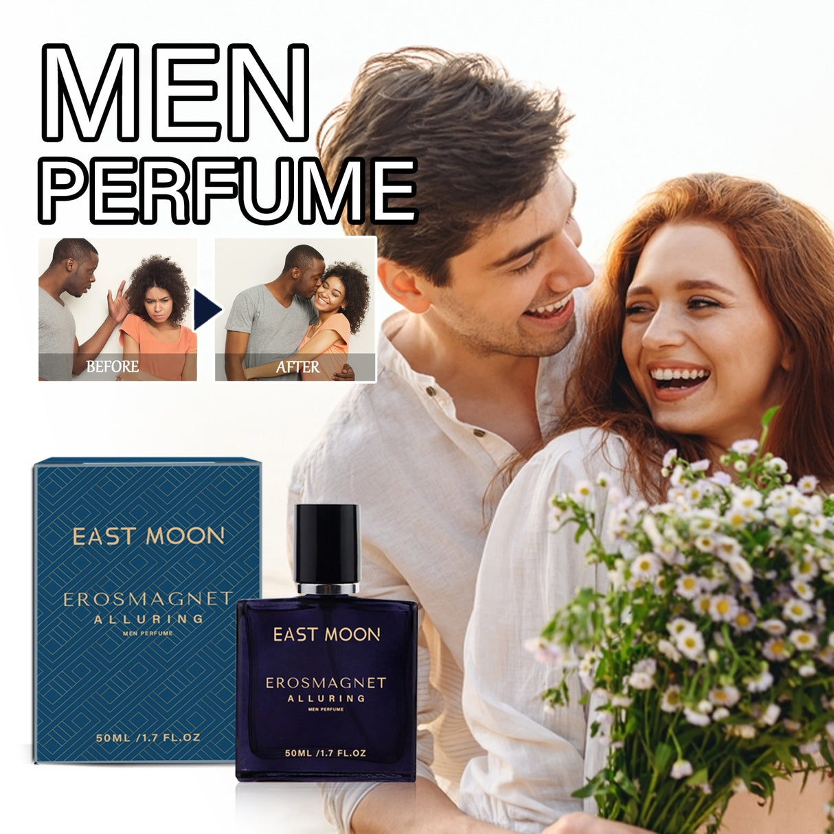 EAST MOON Men's Charm Perfume Lasting Fragrance Natural Fresh Release Charm Dating Atmosphere Perfume - V.I.P Digital Presence