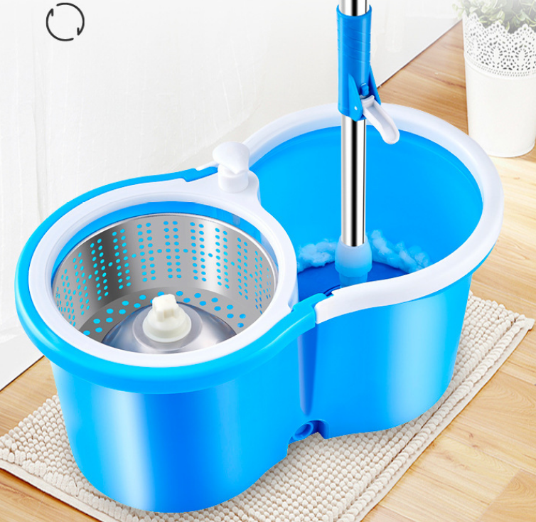 Rotating Mop Bucket Good God Mop Hand Pressure Dual Drive Automatically Mop Mop Bucket Household Mop Stainless Steel Mop - V.I.P Digital Presence