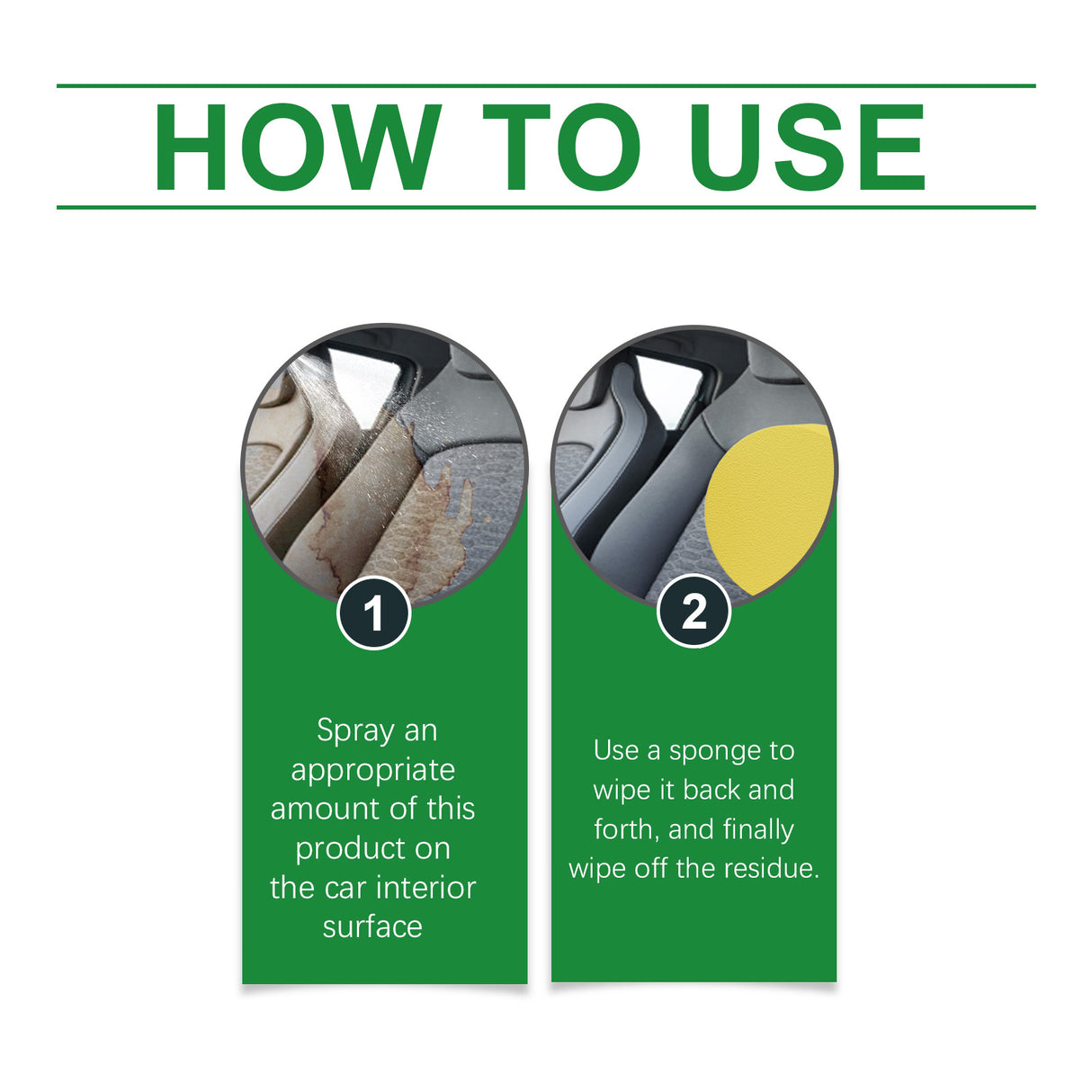 Car Interior Foam Cleaner, Seat Leather Foam Wash Free Decontamination Ceiling Retreader - V.I.P Digital Presence