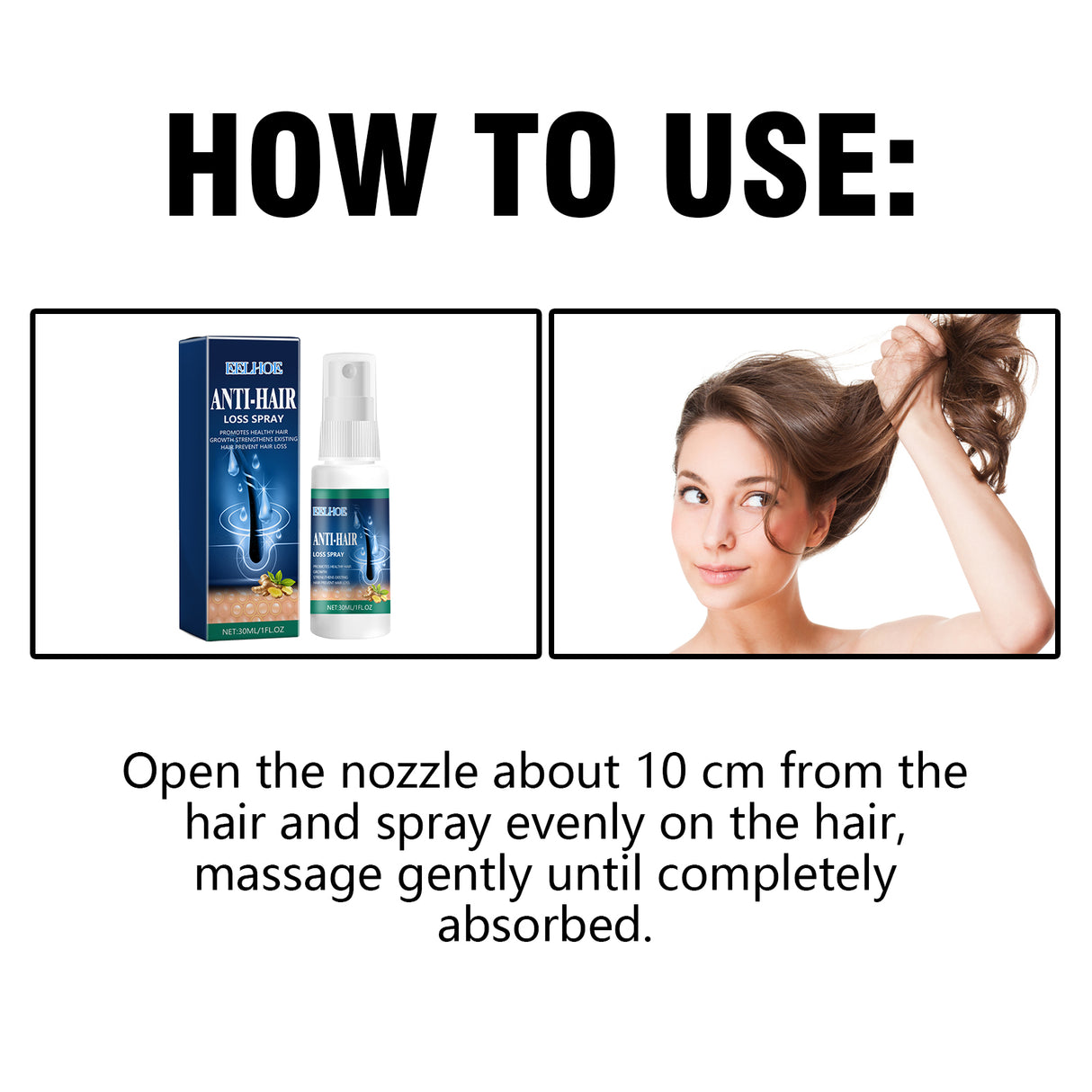 Ant-Hair Loss Spray, Nourish Hair Repair Dry Strong Hair And Protect Hair Thick Hair - V.I.P Digital Presence