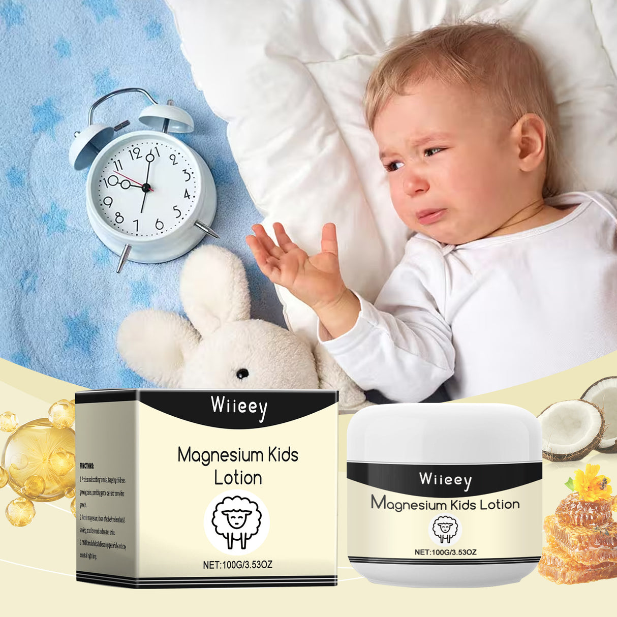 Children's Sleep Magnesium Cream Moisturizes And Gently Pamper Children's Body Skin Care Sleep Cream - V.I.P Digital Presence