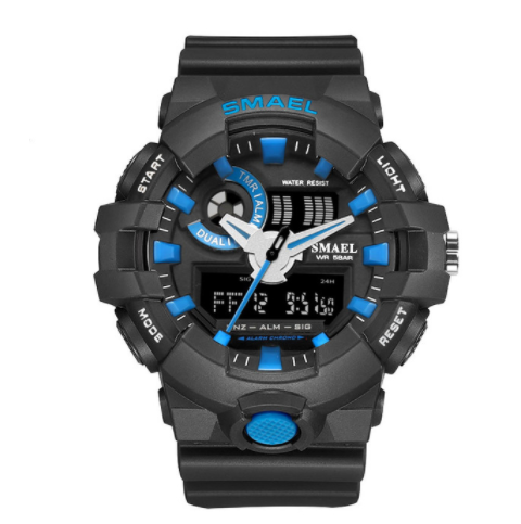 SMAEL 1642-2 Brand Luxury Cowboy Sport Watch New Men Military Watches Analog Army Digital Writwatch 8001 Waterproof Clock Men's Watch - V.I.P Digital Presence