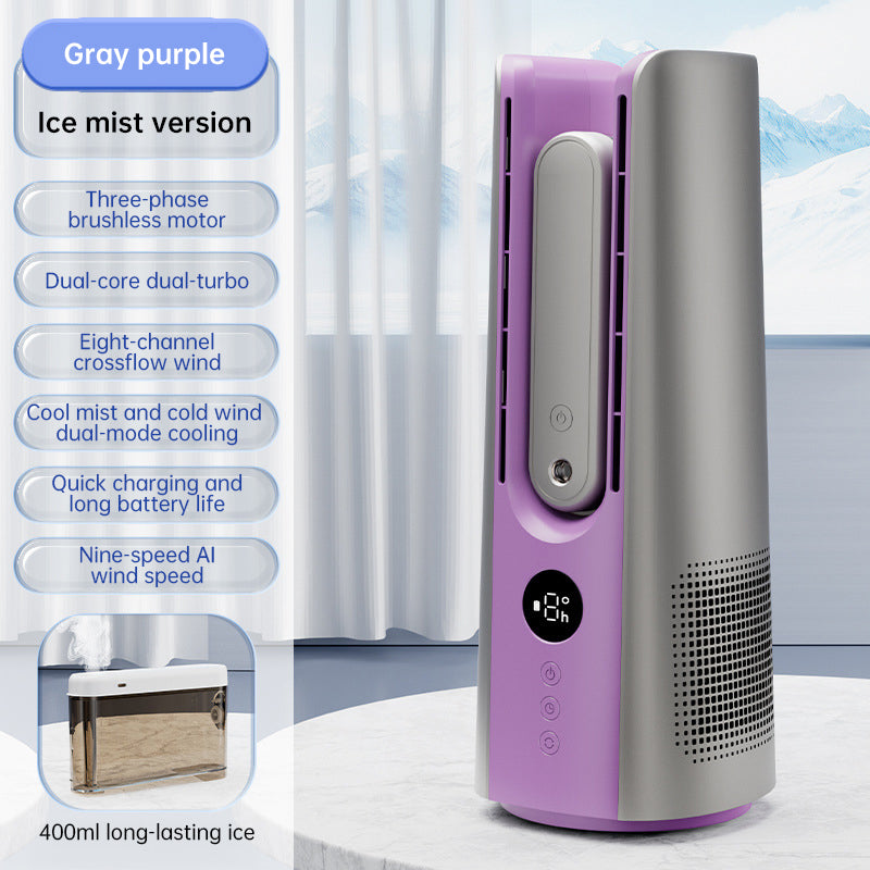 2025 NEW Portable Tower Fan – 6 Speeds, Mist Bladeless, for Bedroom/Living Room/Office - V.I.P Digital Presence