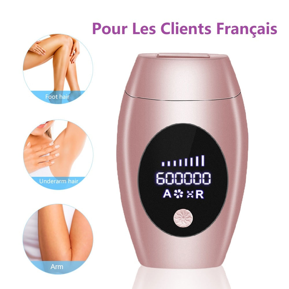 600000 Flash Professional Permanent Laser Epilator LCD Display Laser IPL Hair Removal Machine Photoepilator Painless Depilador - V.I.P Digital Presence