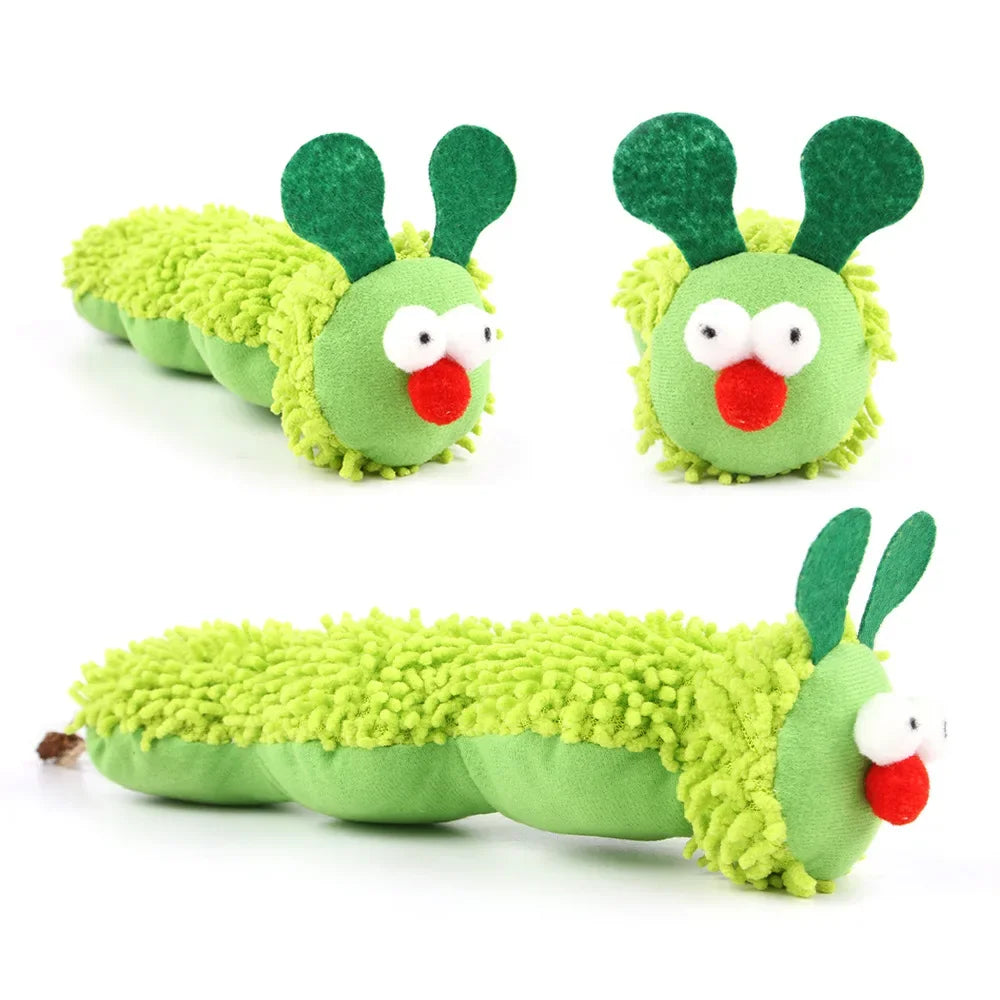 Cat Chew Toys Caterpillar Catnip Molar Toy Silvervine Cat Teaser Interaction Toy Clean Mouth Kitten Toy Pet Supplies Accessories - V.I.P Digital Presence