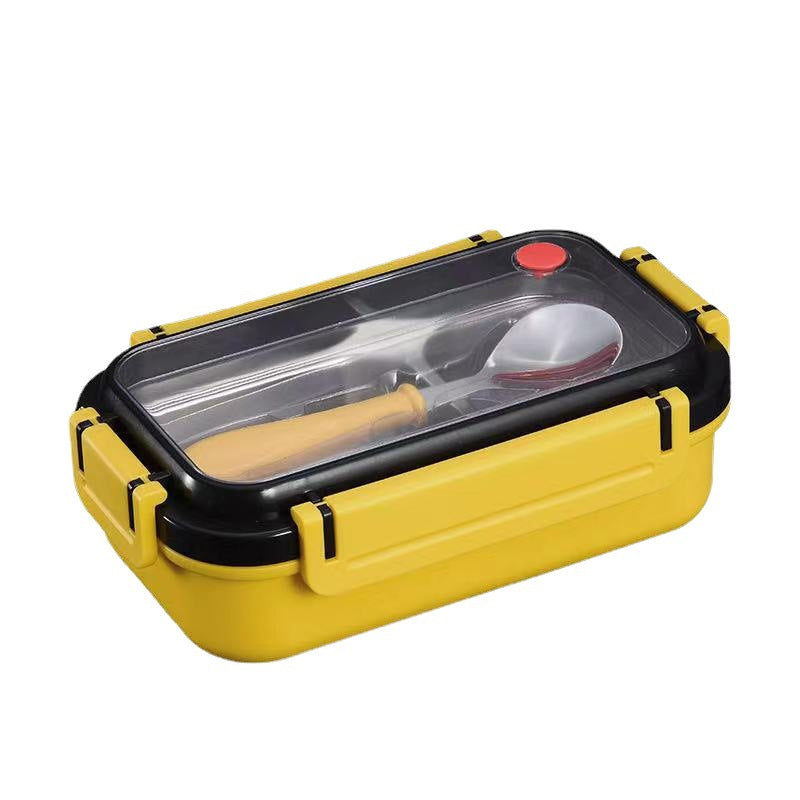 Simple and stylish portable stainless steel heat preservation and anti-scalding partition lunch box - V.I.P Digital Presence