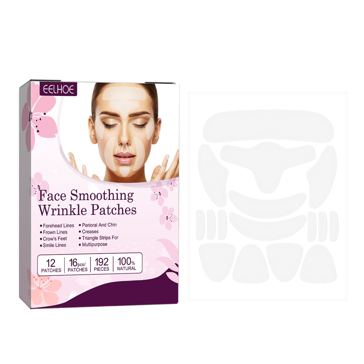 Face Smoothing And Anti-Wrinkle Patch, Lighten The Fine Lines In The Eyes And Lift The Lines On The Head