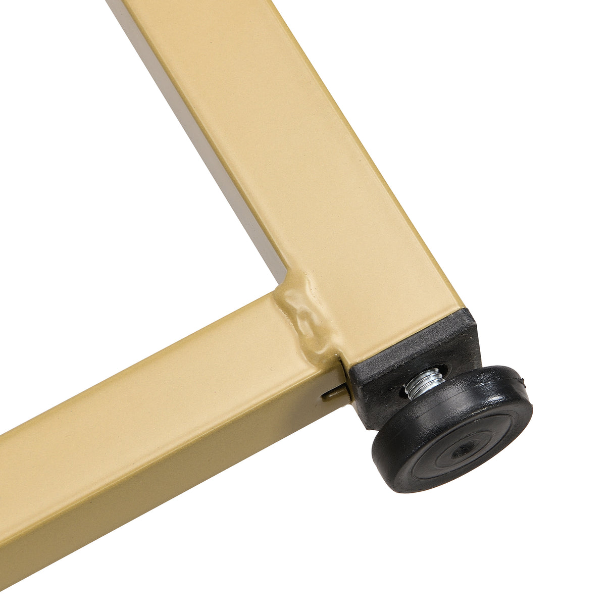 TOPMAX Modern 7-Piece Dining Table Set with Faux Marble Compact 55Inch Kitchen Table Set for 6 Golden+White