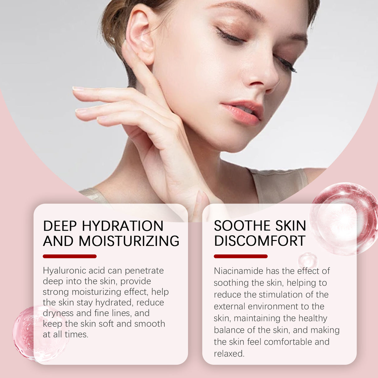 Niacinamide Facial Gel Deeply Nourises Facial Skin Repair Moisturizing Massage Moisturizing Gel