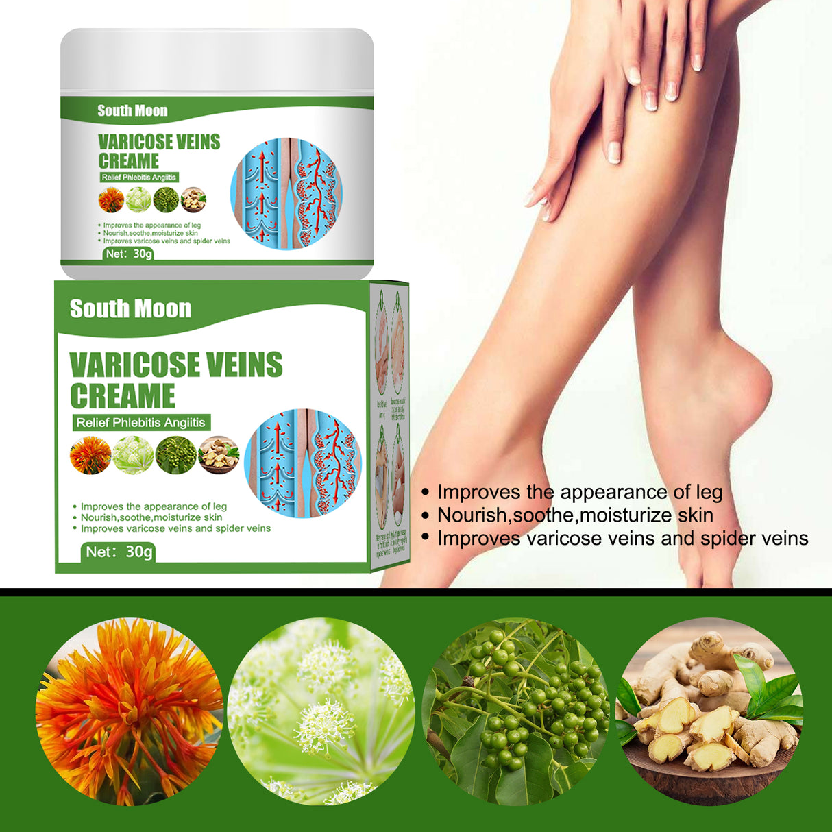 Leg Care Cream Soothing Leg Discomfort Gentle Pamper Moisturizing Massage Leg Care Cream - V.I.P Digital Presence