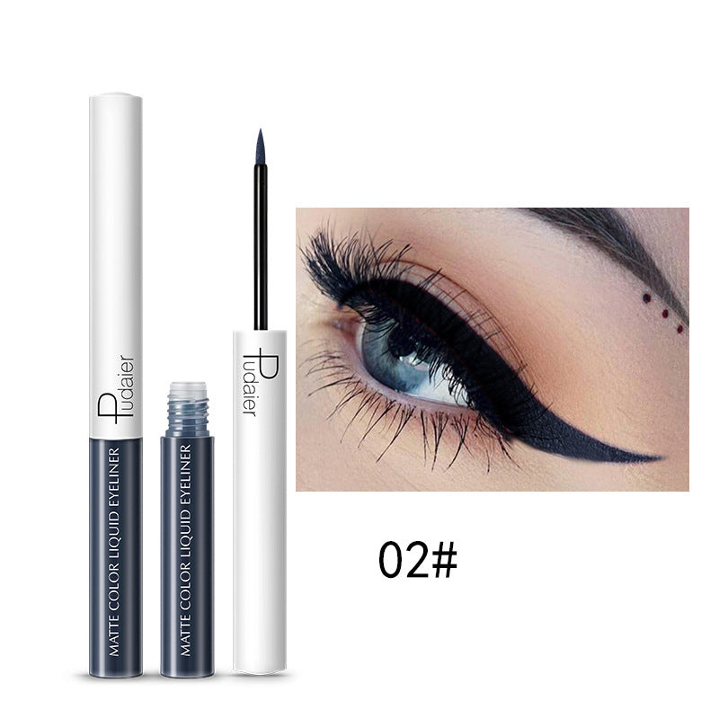 Quick-Drying Waterproof And Sweat-Proof Liquid Eyeliner Does Not Smudge Cosmetics Pudaier Color Eyeliner - V.I.P Digital Presence