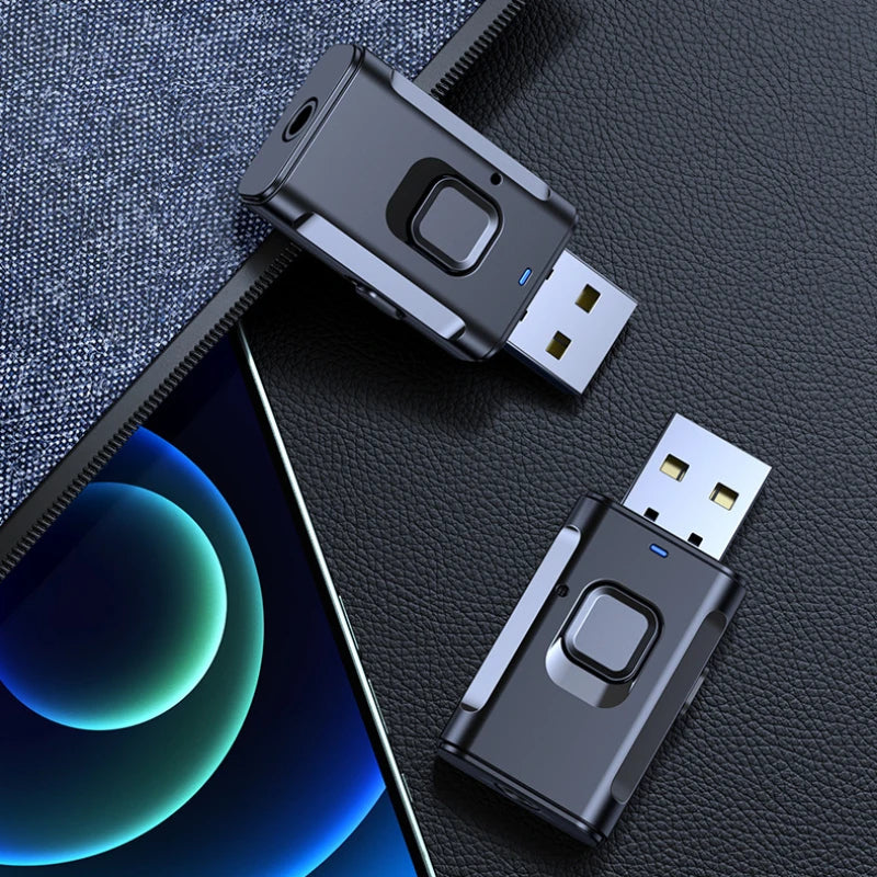 Car mounted Bluetooth receiver, audio dedicated wireless TV amplifier, Bluetooth transmitter, audio computer 2-in-1 - V.I.P Digital Presence