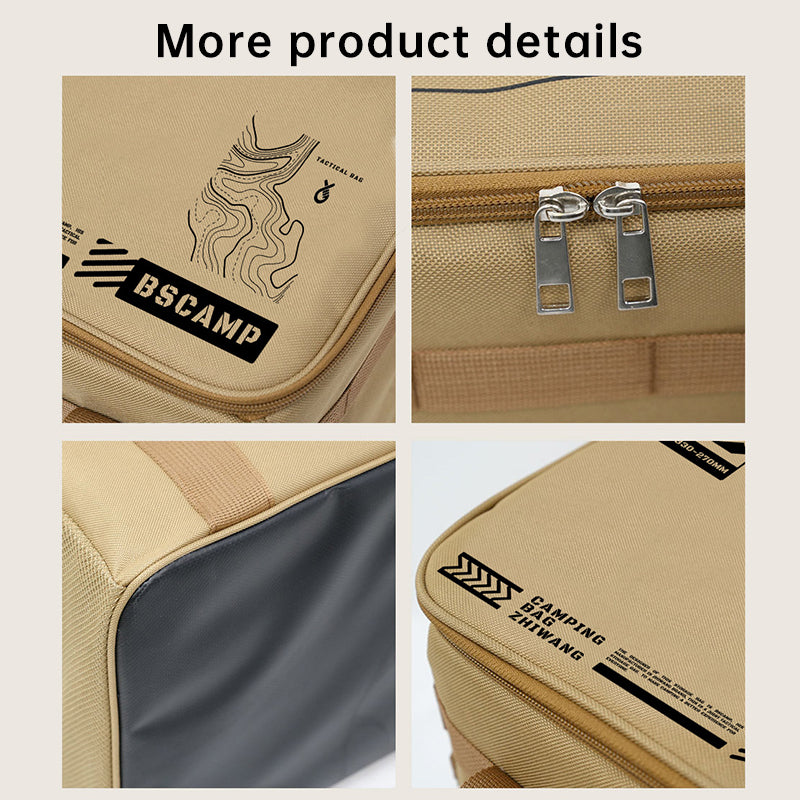 Outdoor storage bag, large - capacity foldable storage box, camping gear for picnic, portable, water - resistant - V.I.P Digital Presence