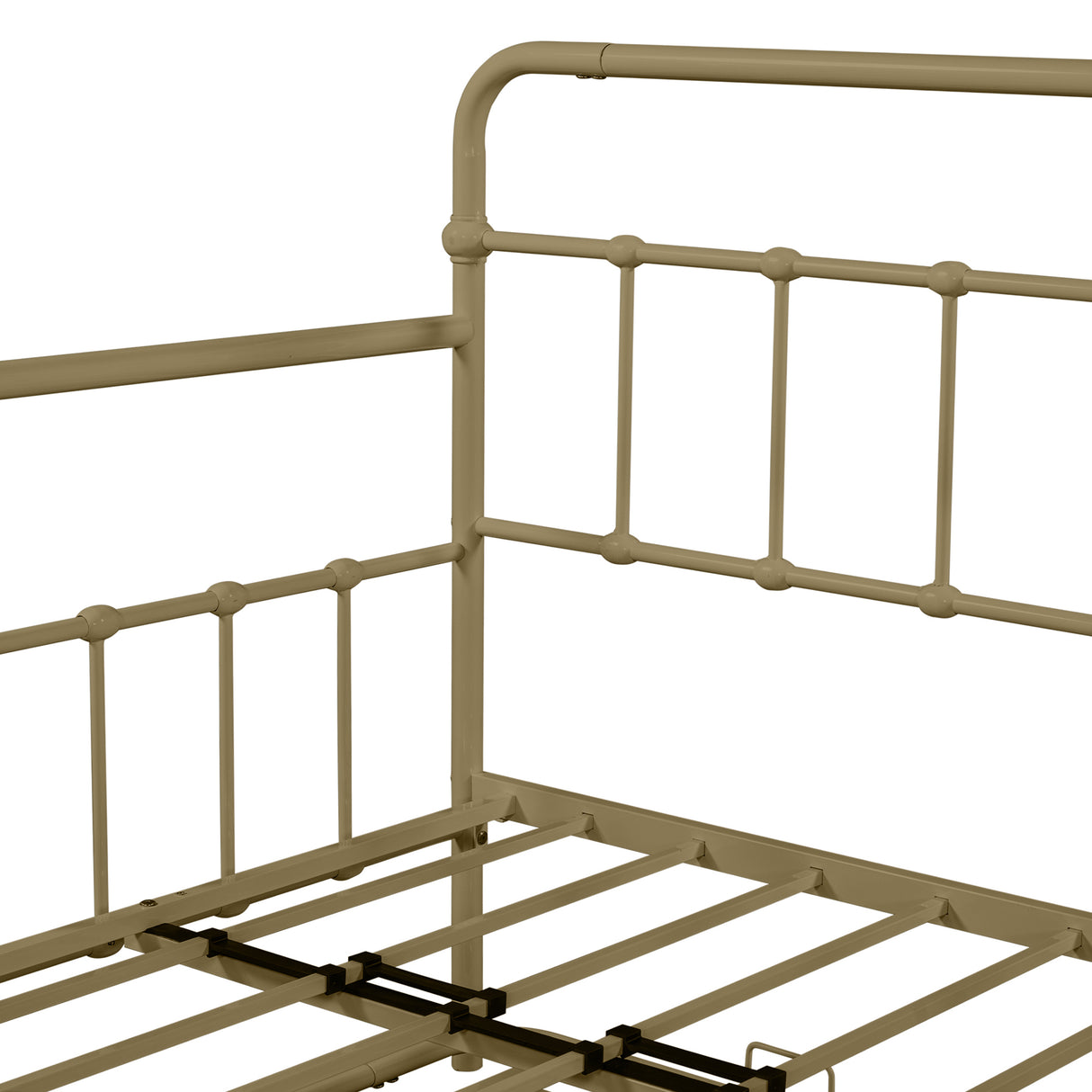Metal Frame Daybed with trundle(Bronze)