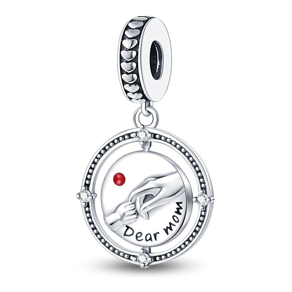 Mother's Day heart-shaped blessing pendant birthday gift DIY jewelry accessories - V.I.P Digital Presence