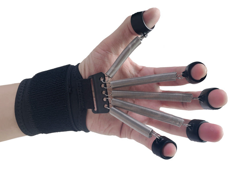 Stainless steel spring finger trainer exercise wrist tension equipment finger rehabilitation enhancer flexion and extension fing - V.I.P Digital Presence