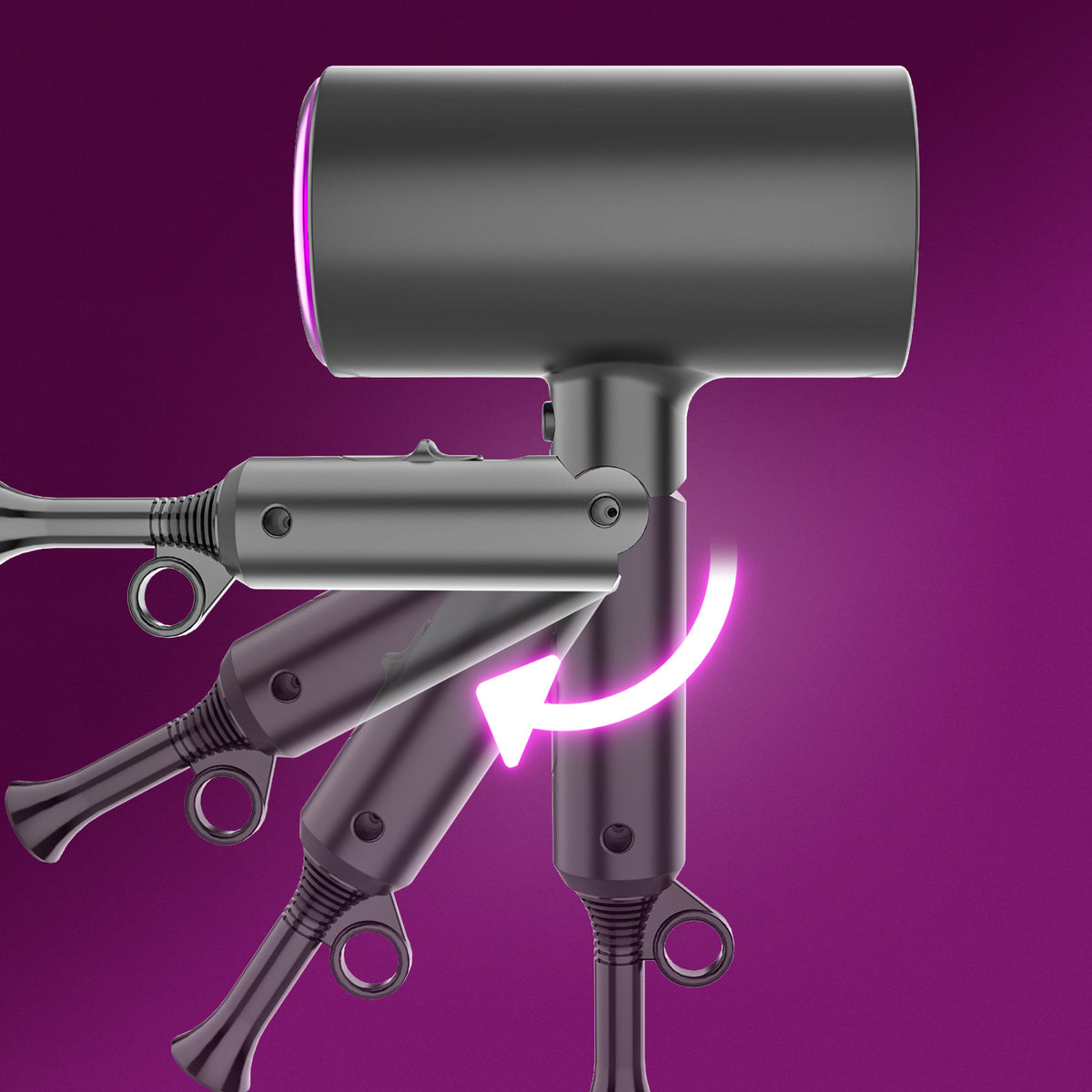 Regulations Hair Dryer Negative Ion Folding Portable High-Power Household Hair Dryer - V.I.P Digital Presence