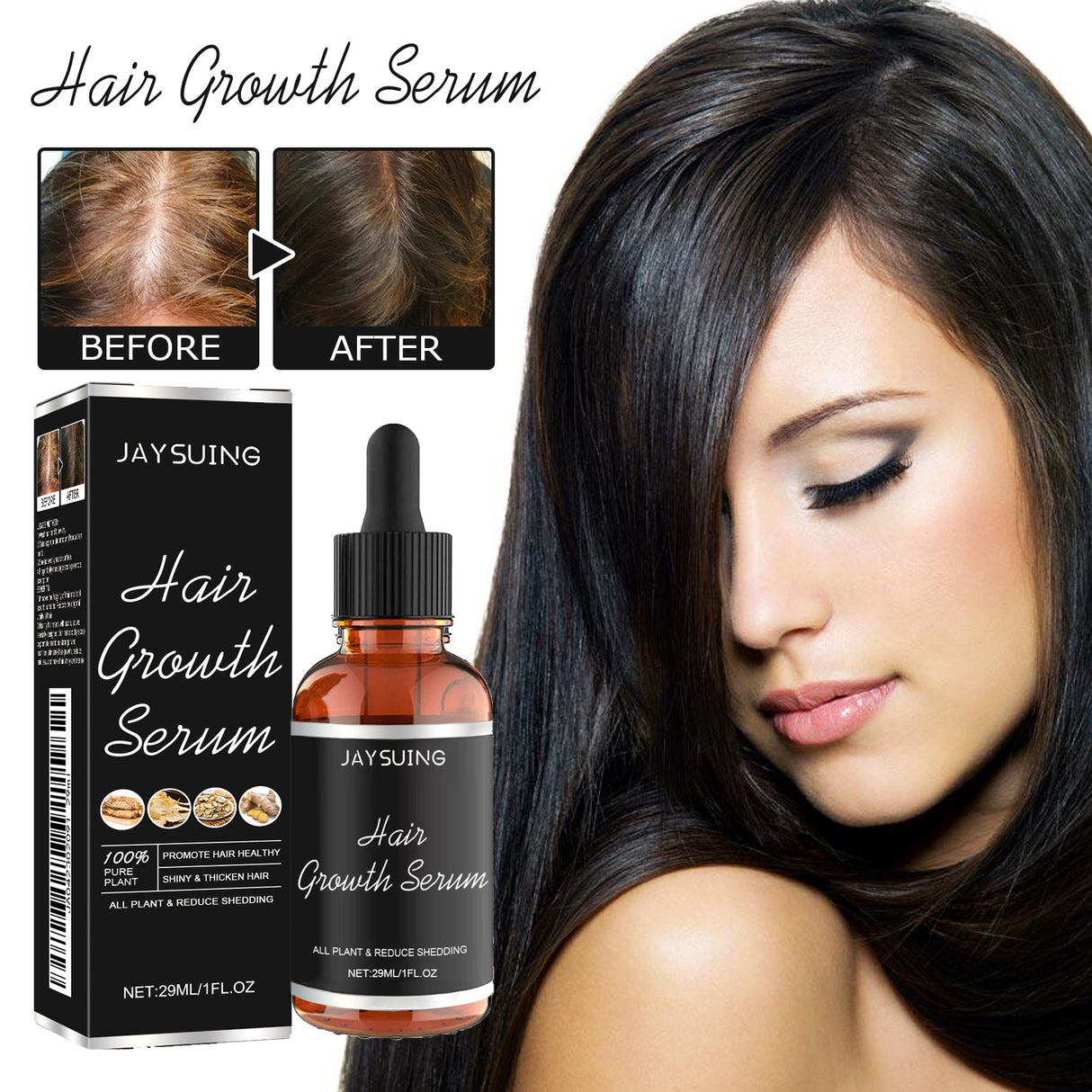 Hair Serum Gently Nourishes Scalp Massage For Gentle Hair Nourishing Essential Oil - V.I.P Digital Presence
