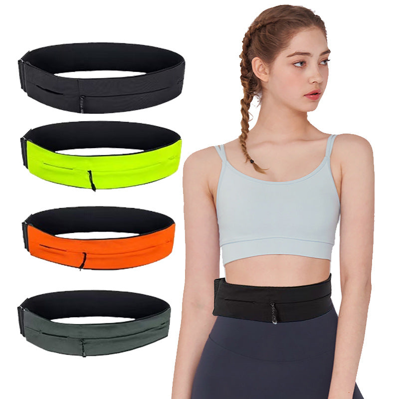 Velcro invisible tactical waist bag mountaineering belt sports waist bag adjustable invisible zipper mobile waist bag - V.I.P Digital Presence