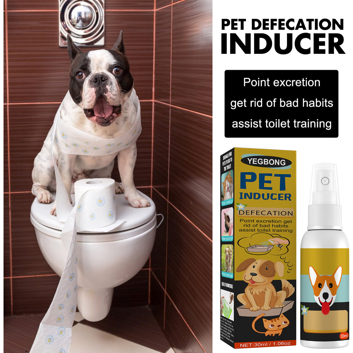 Pet Defecation Locator Spray, Pet Poop Location Pet Cats And Dogs Locate Defecation Inducers - V.I.P Digital Presence