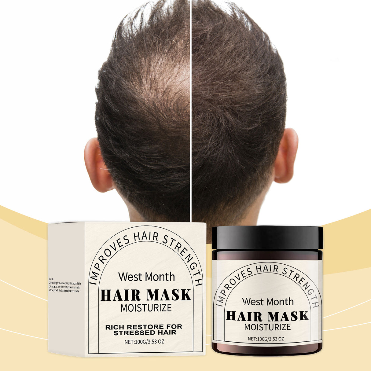 Repair Moisturizing Hair Mask, Moisturizing, Nourishing And Repairing Dry Hair, Smooth, Soft And Glossy Hair Mask - V.I.P Digital Presence