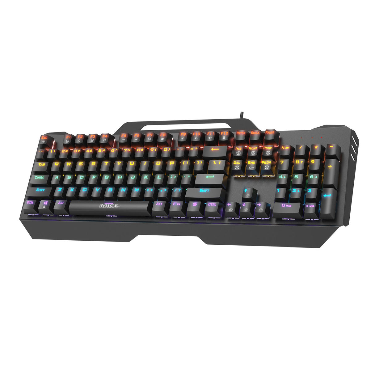 Wired RGB Chicken Eating Green Axis Mechanical Esports Metal Gaming Keyboard - V.I.P Digital Presence