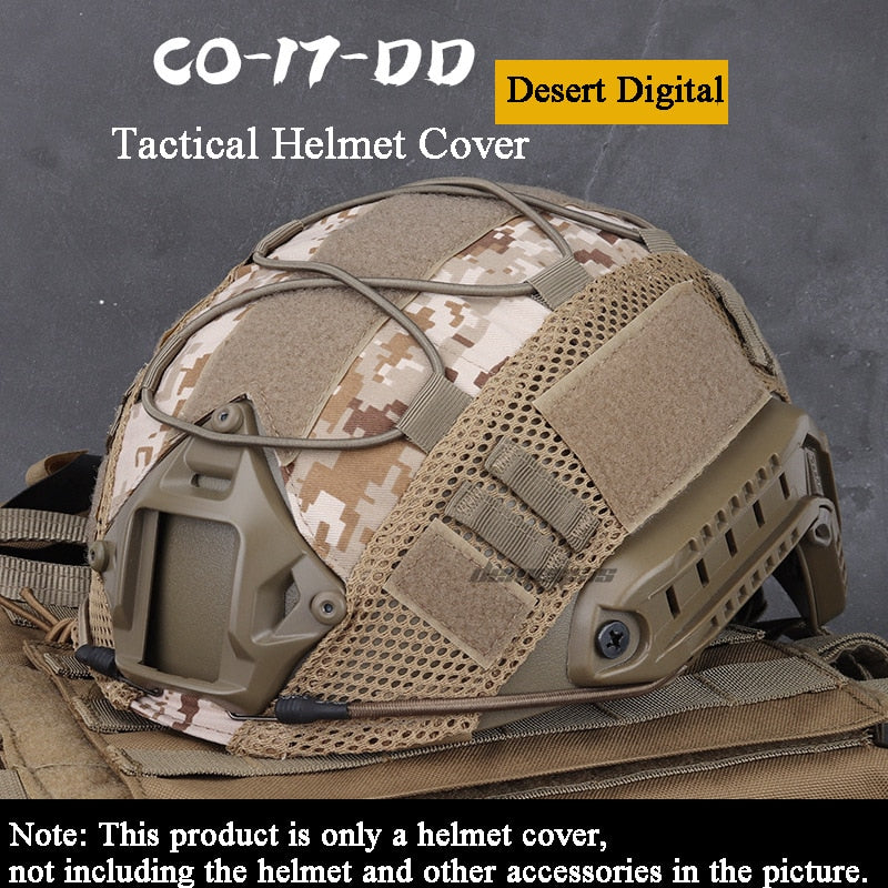 Tactical Helmet Cover for Fast MH PJ BJ Helmet Airsoft Paintball Army Helmet Cover Military Accessories - V.I.P Digital Presence