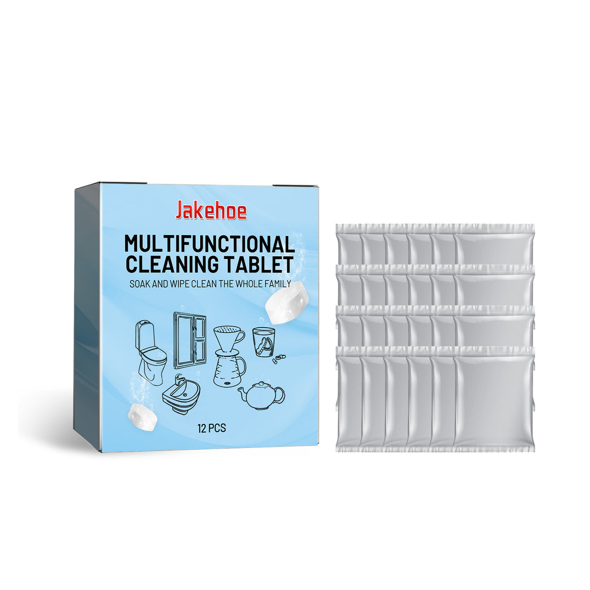 Multifunctional Kitchen Cleaning Tablets, Home Kitchen Stove Kitchen Utensils Stainless Steel Heavy Oil Cleaning And Descaling - V.I.P Digital Presence