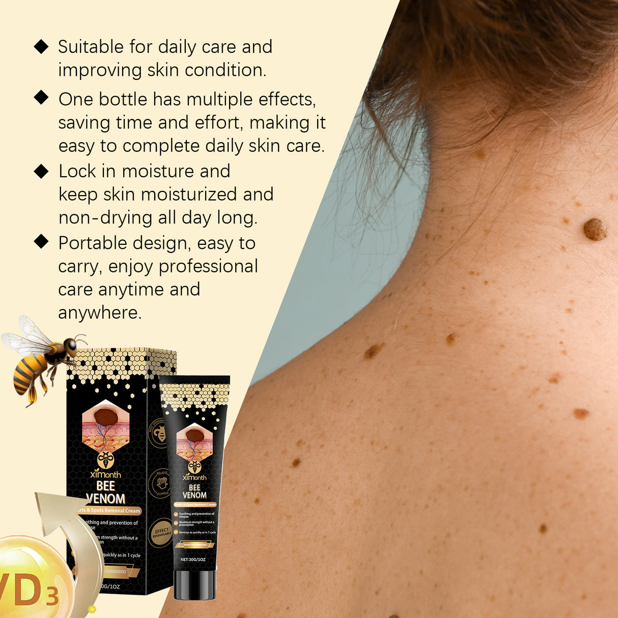 Kew Care Cream Herbal Essence Gently Cleanses And Moisturizes The Body Skin With A Smooth Repair Cream