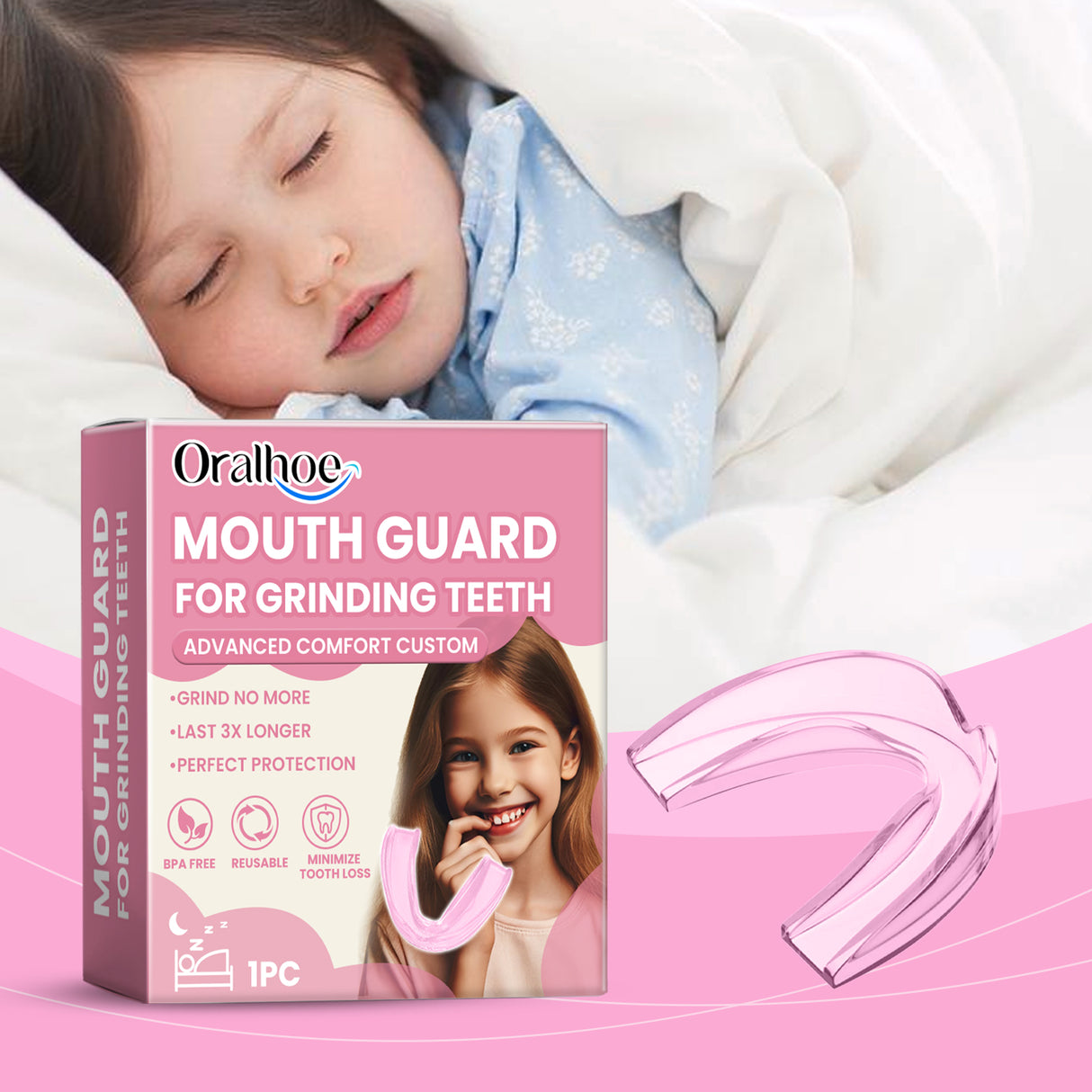 Children's Molar Mouthguard At Night Sleep Anti-Bite Molar Mouthguard Protects Children's Teeth - V.I.P Digital Presence